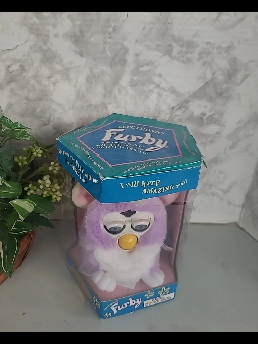 Vintage Tiger 1998 Furby Special Limited Edition purple